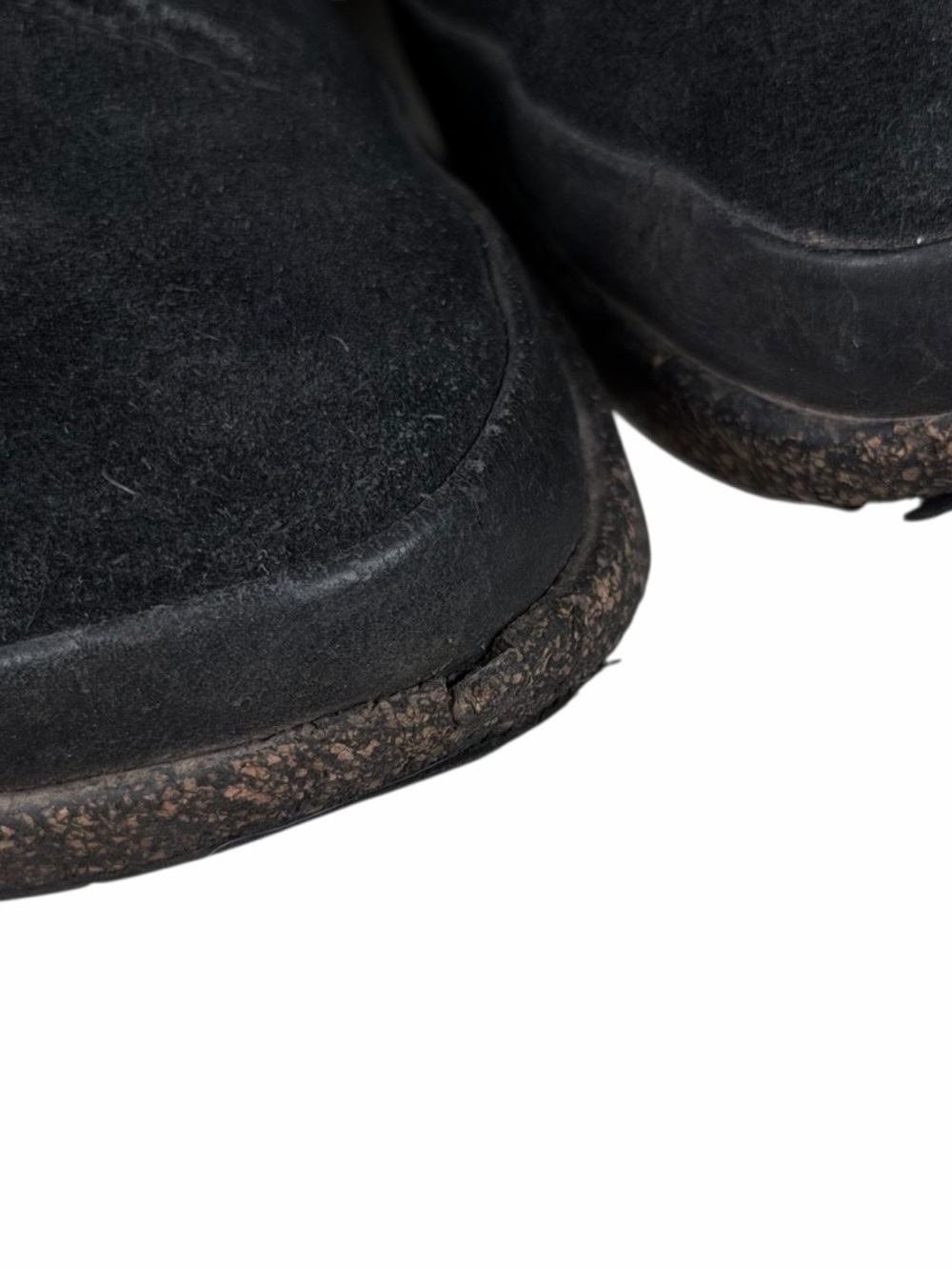 Birkenstock HONNEF LOW Black Suede Leather Size 39- US Womens-8 Mens-6 - Picture 4 of 13